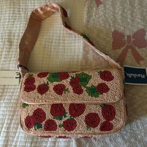 Beaded Floral Women's Bag